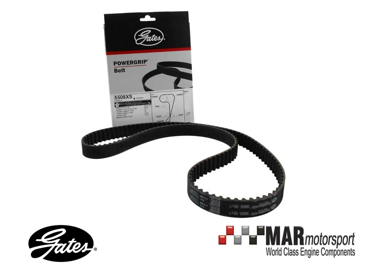 Zetec 2.0 BlackTop Focus RS MK1 ST170 GATES Timing Belt MAR