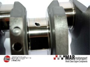 Cosworth YB | Sierra | Escort | All Models | BW EN40B Steel Crank 77mm Stroke 17 BS 210C 77 3 WEB