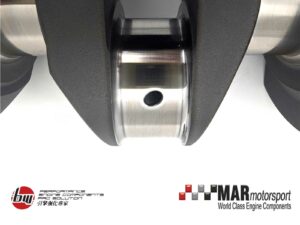 Cosworth YB | Sierra | Escort | All Models | BW EN40B Steel Crank 77mm Stroke 15 BS 210C 77 5 WEB