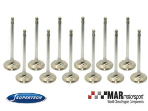 For Nissan VQ35DET | 350Z | SUPERTECH 12x STD Inconel Exhaust Valves